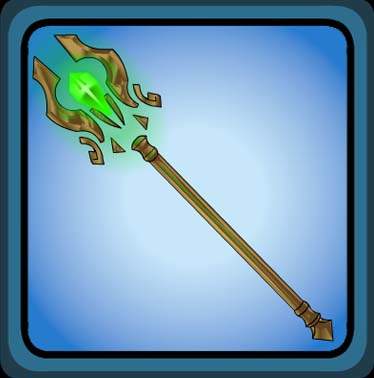 S71 Golden Emerald Staff