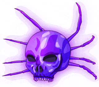 S82 Amethyst Skull