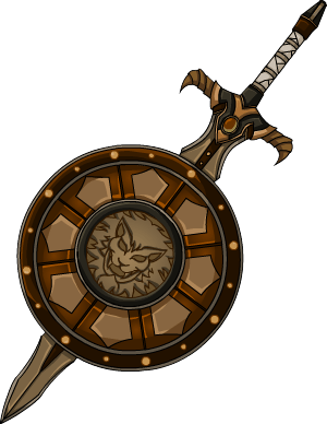 S98 Fearless Lion Sword Shield