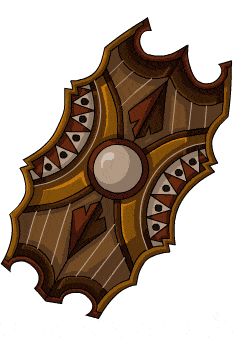 S99 Fearless Tiger Warrior Shield