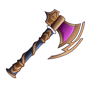 S24 Purple Lightning Axe