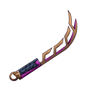 S24 Purple Lightning Dagger