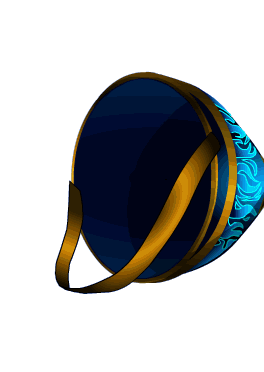 S25 Blue Flame Conical Hat