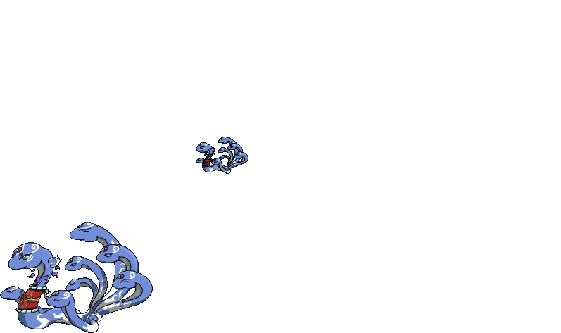 Hachibi skill animations