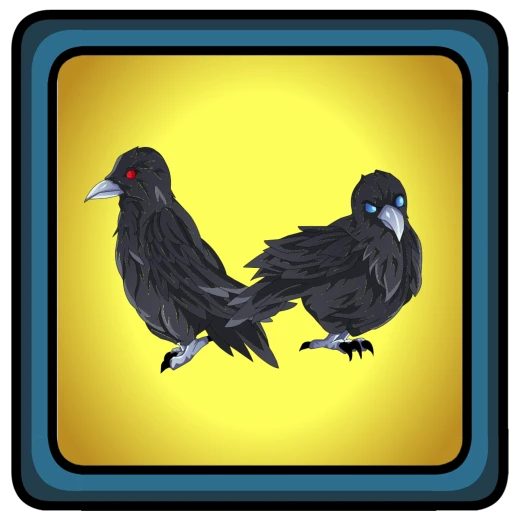 Huginn & Muninn back item