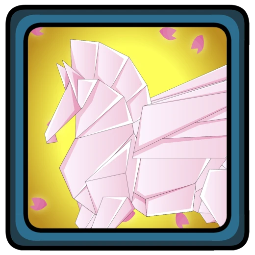 Origami Pegasus pet